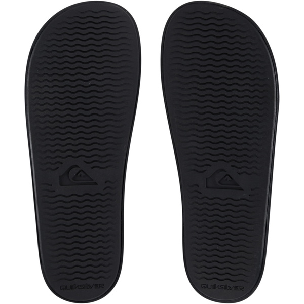 2026 Quiksilver Mens Rivi Slide Adjust Sliders AQYL101038 - Black / Grey / Black